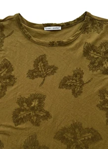 Zara Collection Women's Medium Tee Shirt Olive Green Short Sleeve - Picture 1 of 5