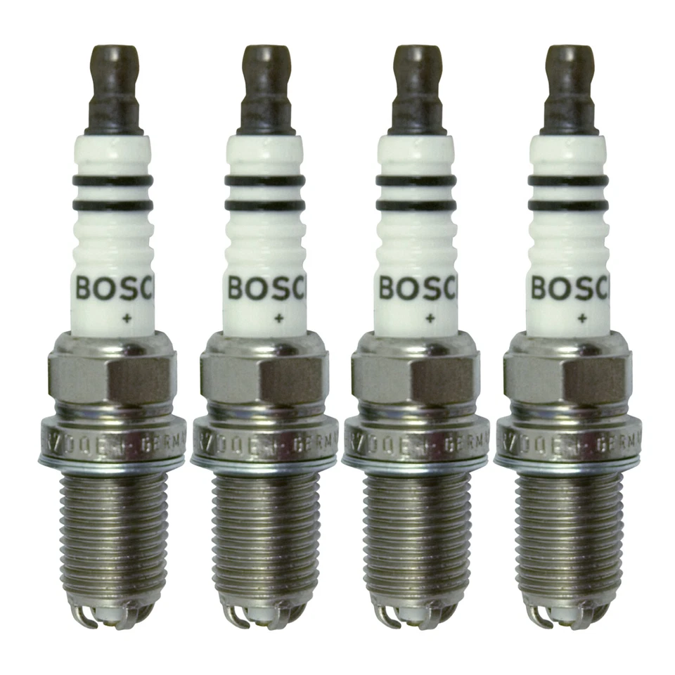 Bosch Nickel Spark Plug Set (4 Pieces) For Peugeot 405 1.9 L4 1990-1991 - Image 1 of 1