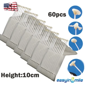 60Pc Dental lab Disposable Sticky Applicators With Adhesive Tip Micro Brush 10CM - Picture 1 of 10