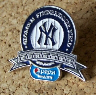 2018 NY New York Yankees Spring Training Florida Pepsi Day lapel pin - Image 1 of 4