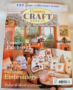 2000 Australian Country Craft Annual Embroidery Complete UNCUT Patterns - Picture 1 of 10