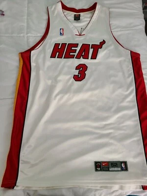 Nike Authentic DriFit Miami Heat Vintage Rookie Dwyane Wade Jersey sz 52 2XL XXL - Image 1 of 4