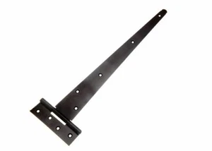 1 Par De 45.7cm T Camiseta Puerta/Puerta/Caseta Correa Bisagras Acero Negro - Imagen 1 de 1