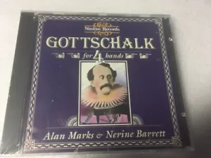 Gottschalk Piano Music For 4 Hands Alan Marks Nerine Barrett 1991 Nimbus promo - Picture 1 of 5