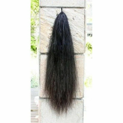New Natural Loop Black Horse Tail Extension 3/4Lb 28-30" aB2 Y.J Tapered TAILS - Image 1 of 1