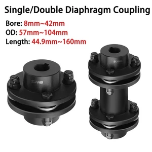 Giunto a membrana singolo/doppio giunto tipo manicotto 45#foro acciaio 8-42mm - Foto 1 di 8