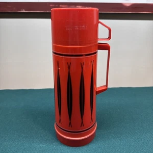 Aladdin, Thermos, Red, Cup #243, Vintage - Picture 1 of 10