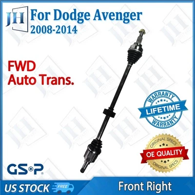 OE Front Right CV Axle Shaft Set For 2008-2014 Dodge Avenger Journey FWD Auto - Image 1 of 4