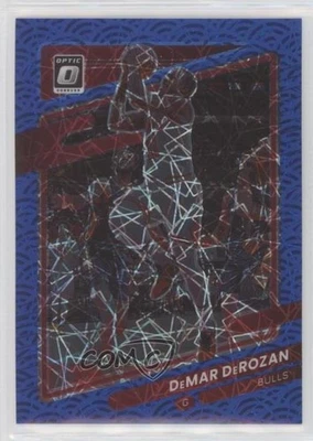 2021 Panini Donruss Optic Blue Velocity Prizm DeMar DeRozan (Photon Error) #28 - Image 1 of 2