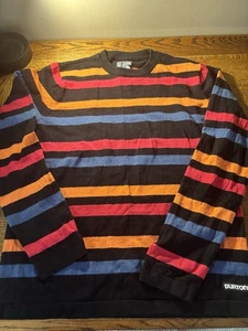 Herrenpullover Burton gestreift bunt, M, Baumwoll-/Wollmischung - Bild 1 von 8