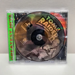 Tomb Raider II 2 PS1 Playstation 1 TESTATO DISCO PULITO SPEDIZIONE VELOCE - Foto 1 di 4