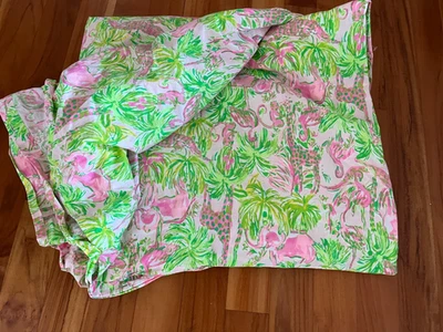 NWOT Pottery Barn Kids Lilly Pulitzer On Parade Organic Duvet Cover Full Queen - Image 1 of 4