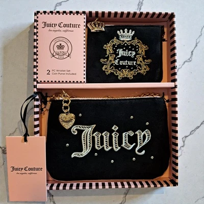 Juego de bolsas Juicy Couture Heritage - negras nuevas con etiquetas Foto 1 de 4