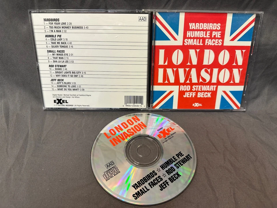 London Invasion CD british rock Yarbirds Small Faces Jeff Beck Humble Pie 1989 - Image 1 of 1