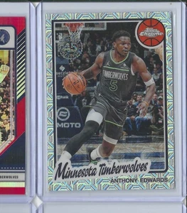 25-26 Topps Chrome NBA Anthony Edwards 45th Anniversary Mojo Refractor TC-AE - Bild 1 von 2