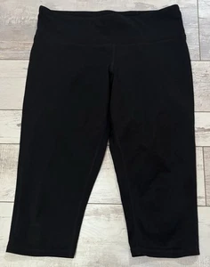 Pantaloni da allenamento Champion C9 Cropped Capri taglia L large - Nero - Foto 1 di 5