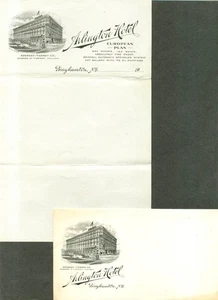 Sobre con membrete Arlington Hotel Binghamton NY años 1910 - Imagen 1 de 1