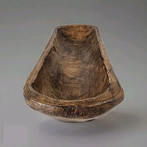 Ciotola per pasta decorativa in legno decorazione circa 20 pollici, centrotavola legno lungo Messico - Foto 1 di 11