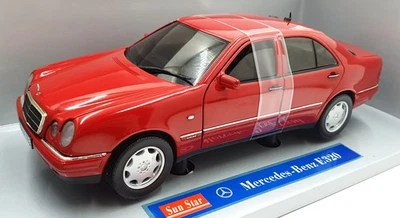 Sun Star 1/18 Scale Diecast 1152 - Mercedes Benz E320 - Red - Image 1 of 4