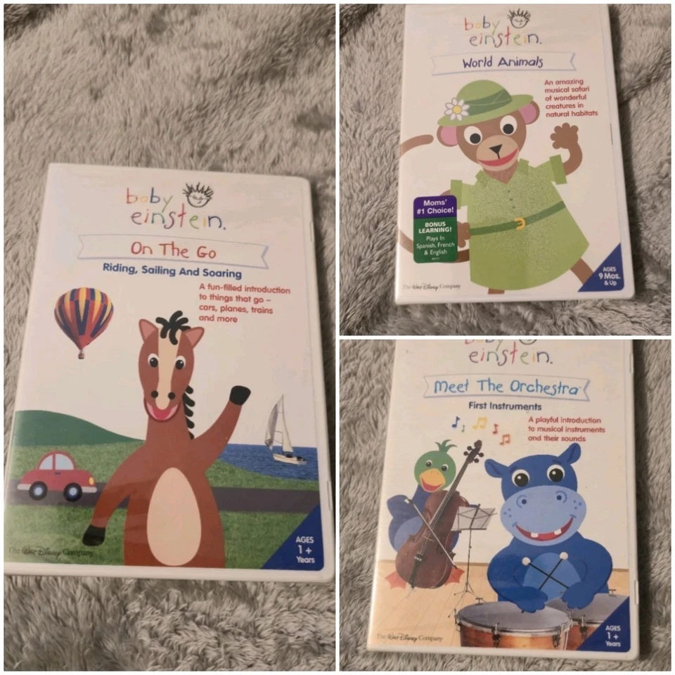 Baby Einstein 3 DVD Movie Bundle - New and Sealed - Image 1 of 1