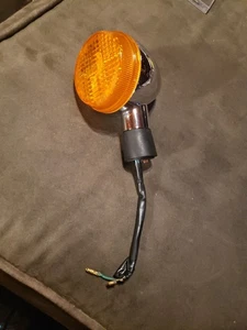 vintage chrome bullet motorcycle turn signal Stanley 2912 - Foto 1 di 8