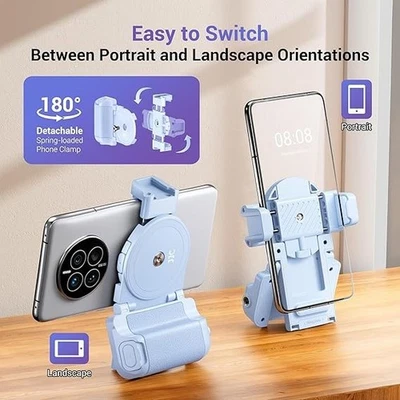 JJC Phone Camera Grip with Wireless Remote Smartphone Grip Handle with Adjustab - Image 1 of 4