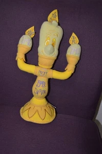Disney Store Lumiere Wisdom Candelabra Beauty & the Beast Plush 16" B4 - Picture 1 of 4
