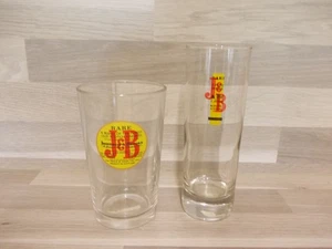 Set 2 bicchieri vintage originali J&B Scotch Whisky Longdrink Justerini & Brooks - Foto 1 di 1