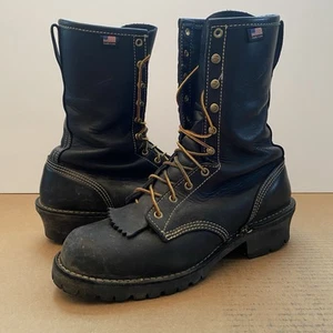 Danner Flashpoint? II 10" Black Wildland Fire Boots Size 12 D *Pre-Owned* - Bild 1 von 10
