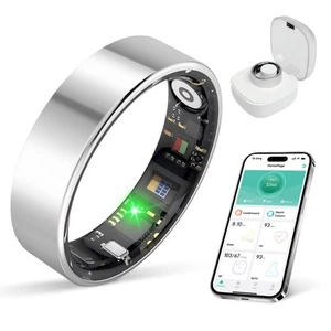 Smart Health Ring für Frauen Männer Fitness Tracker mit Herzfrequenz, Blutdruck... - Bild 1 von 7