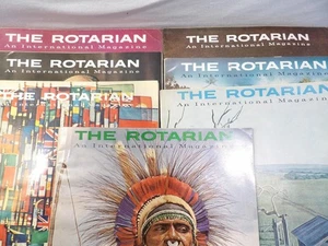 The Rotarian Magazine Lot, 7 Stück von 1971, Vintage Periodical Magazine - Bild 1 von 11