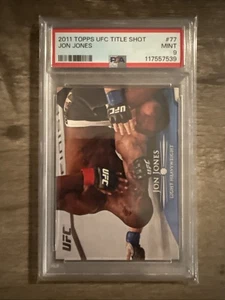 PSA 9 2011 Topps UFC Title Shot Jon Jones #77 - Picture 1 of 3