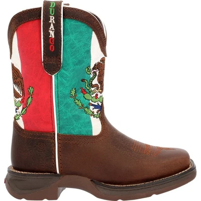 Bota Western Lil’ Rebel™ by Durango® Little Kids’ Bandera Mexicana Foto 1 de 4