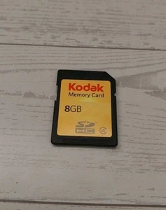 Kodak 8 gb sdhc SD Memory Card for Digital Cameras - Picture 1 of 2