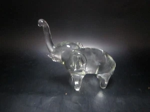 Glass Elephant Paperweight 3 1/2" PPWE - Picture 1 of 3