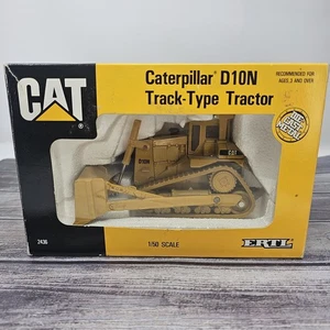 ERTL Caterpillar D10N Bulldozer Track Type Tractor 1:50 Diecast Model - Picture 1 of 9