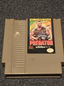 Predator Schwarzenegger Nintendo NES 1989 OEM Tested Works CART ONLY AUTHENTIC - Picture 1 of 3