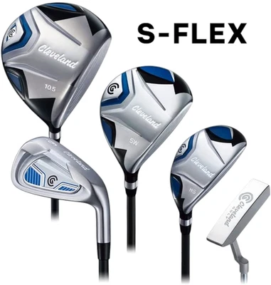 Cleveland Golf Men’s Complete Club Set RH S Flex Steel XP90 S300 No Caddie Bag - Image 1 of 4