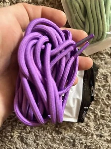 Meerkat Snowboard Boot Laces (pair) 99” New Snowboarding OSFM Round / Purple - Picture 1 of 7
