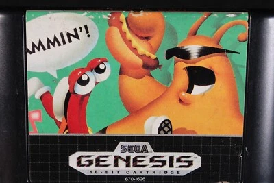 Sega Genesis ToeJam & Earl vintage original video game loose cartridge rare 1991 - Image 1 of 4