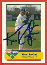KEVIN RAWITZER - 1994 MidWest All-Stars ProCards  Minor League Autographed Card