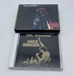 Neil Diamond Hot August Night 2 CD Set Remastered & The Jazz Singer Album - Picture 1 of 6
