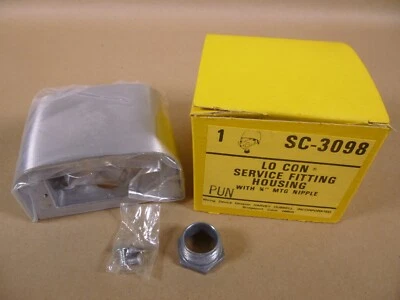 Hubbell SC3098 Lo-Con Service Fitting Aluminum Housing 3/4 inch Nipple Included