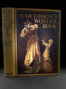 Hawthorne's Wonder Book, Arthur Rackham Illustrations, Garden City, Early Print - Picture 1 of 24