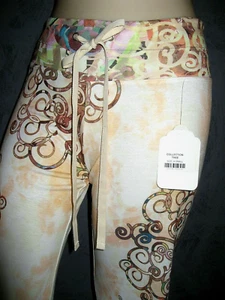 Claire Pettibone Loungewear Yoga Pant Capri Tree of Life Klimt PJ XXS - XS NWT - Picture 1 of 12