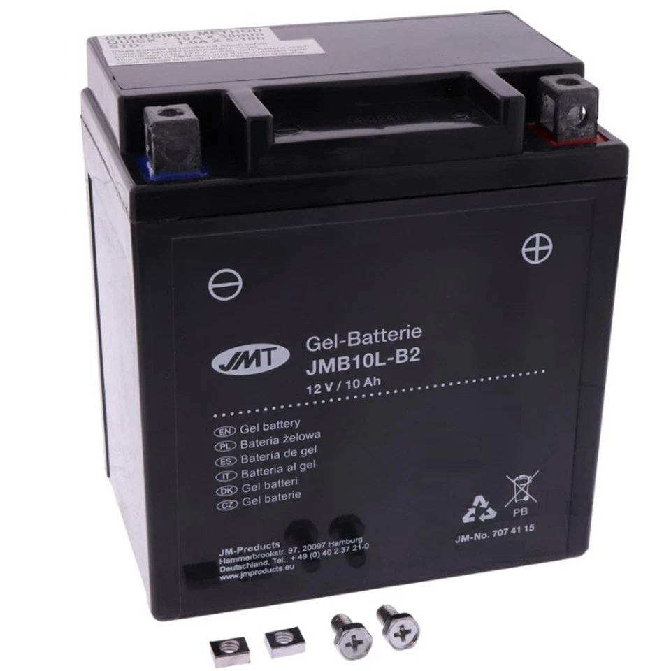 Batterie de Moto Yb10l-b2 JMT Jmb10l-b2 Gel