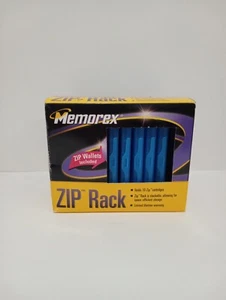 Memorex Zip Rack with 5 Zip Wallets - Picture 1 of 6