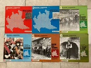 Regione Lombardia Documenti della Cultura Popolare _ 6 X Vinile LP 33giri RARITA - Foto 1 di 8