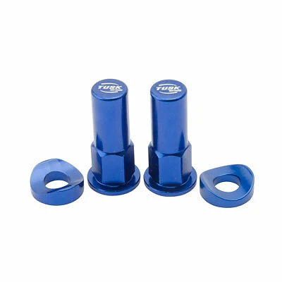 Kit de tuerca/espaciador de bloqueo de llanta azul para Yamaha YZ125 1974-2019 Foto 1 de 1