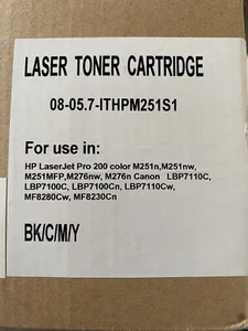 4 cartuchos de tóner compatibles HP LaserJet Pro 200 color M251n, M251nw, M276n - Imagen 1 de 6